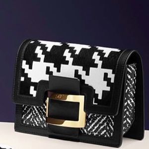 Pied-de-Coq Viv’ bag - Roger Vivier - Houndstooth